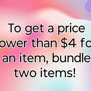 It Costs A Seller Money When Items Sell For $3.... Bundle For A Deal. 🤗